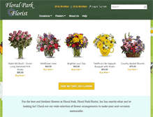 Tablet Screenshot of floralparkflorists.com